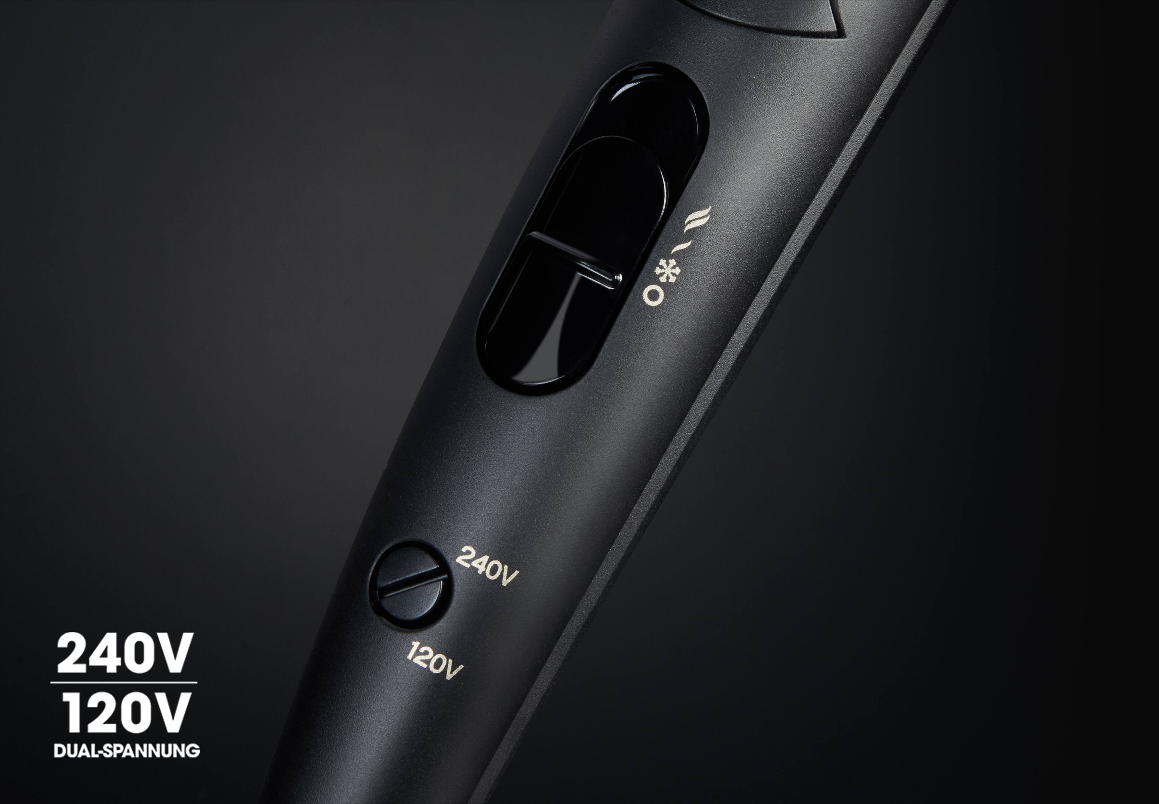 Griff mit Einstellungsmöglichkeiten