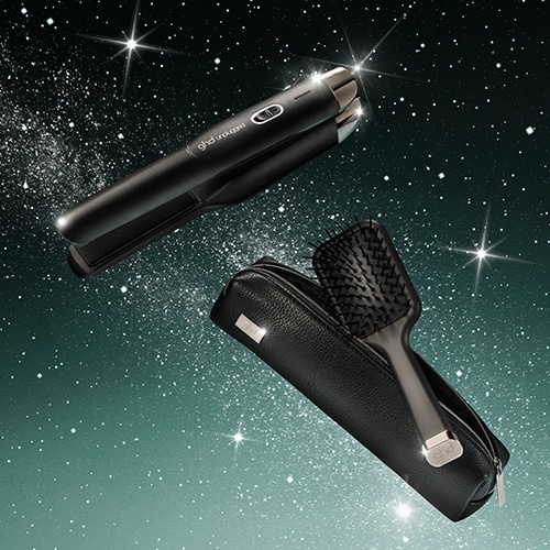 kabelloses ghd Glätteisen mit Mini Paddle Brush und Etui