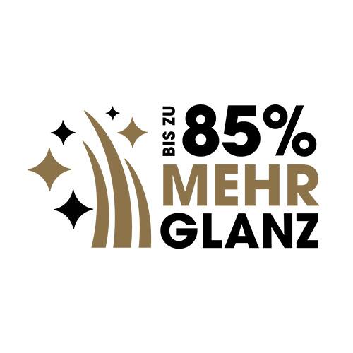 Bis zu 85% mehr Glanz