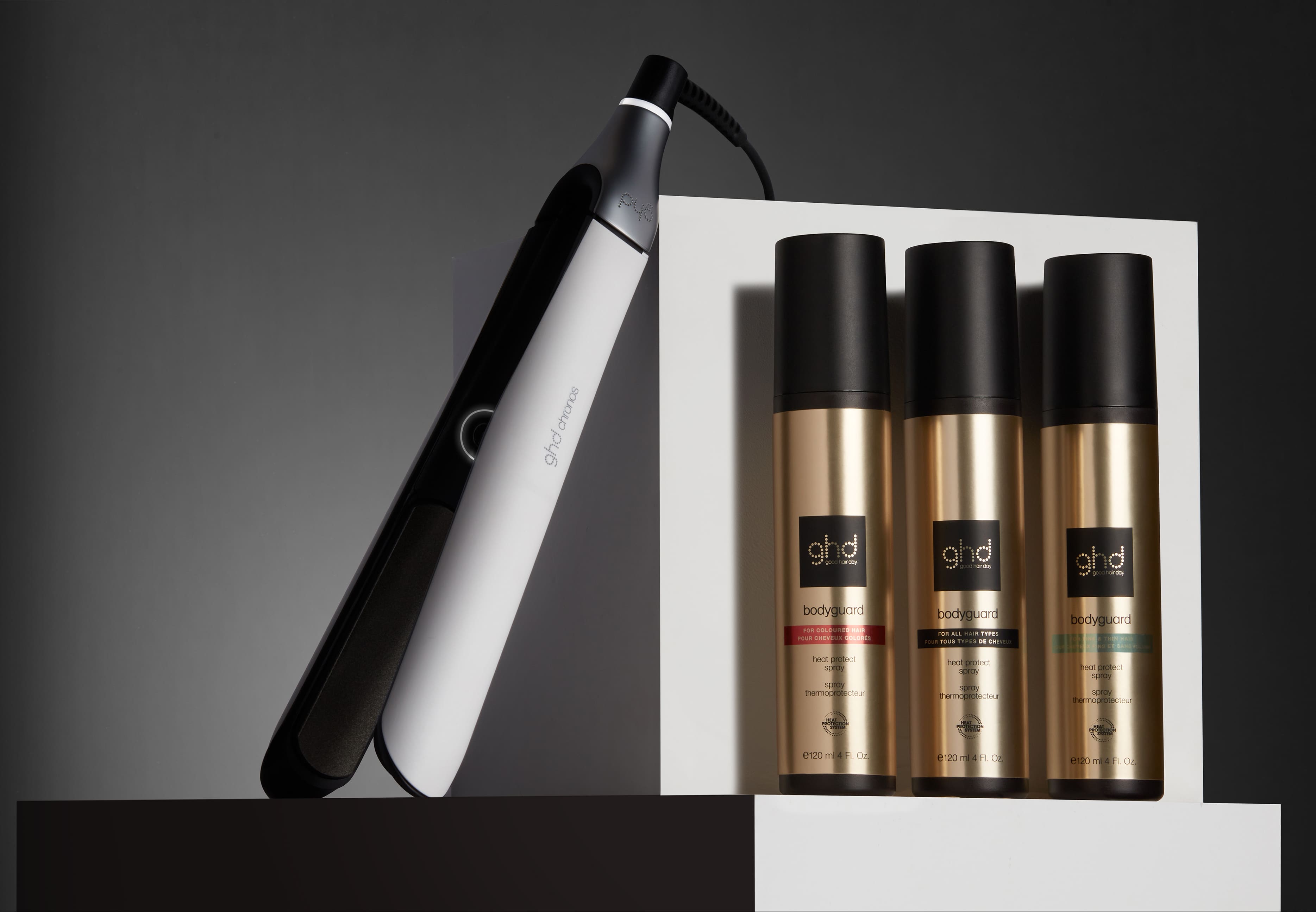 Combina tu ghd chronos con los nuevos protectores de calor