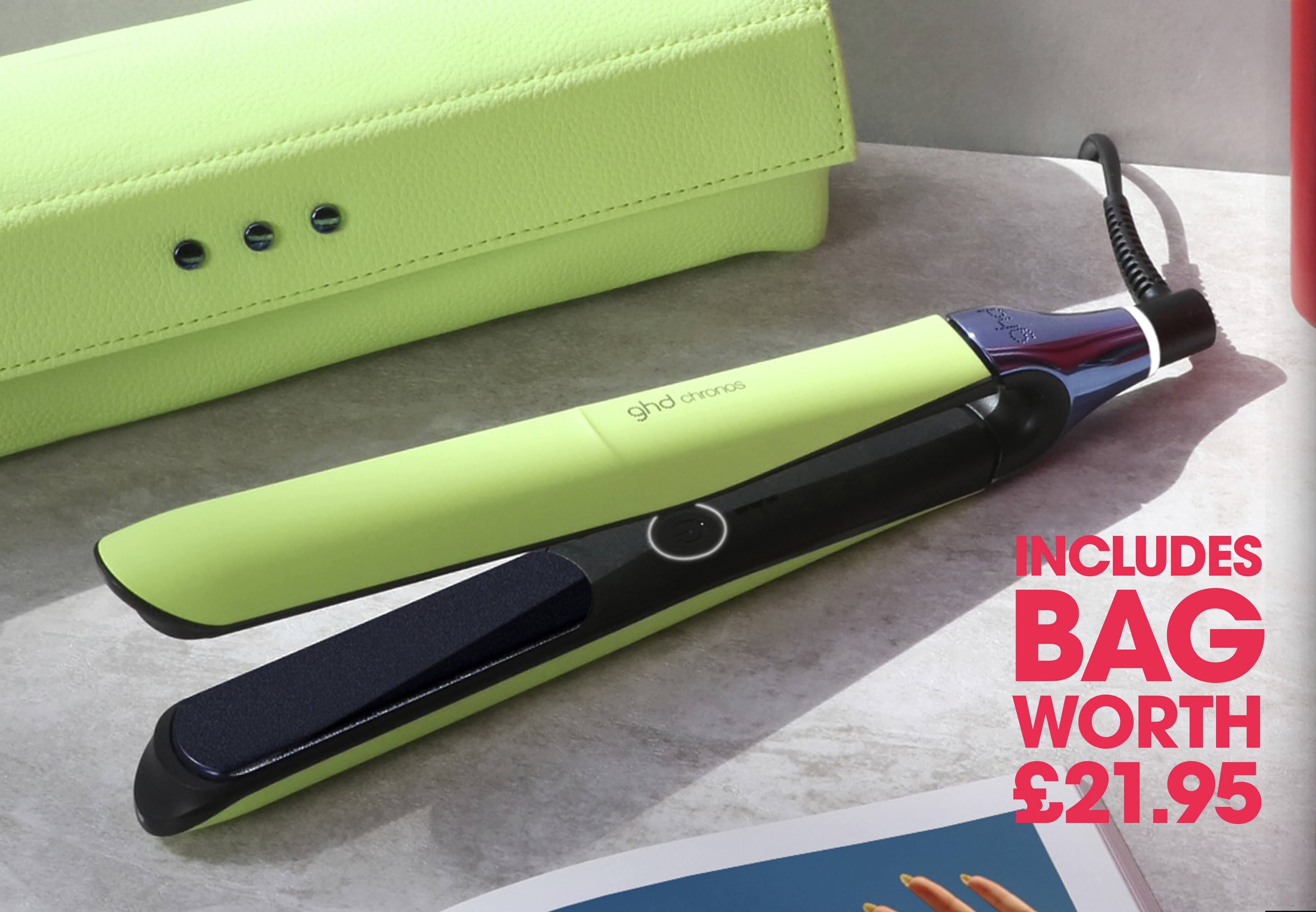 Chronos® Cyber Lime Green Straightener 3x Faster Style ghd® Official