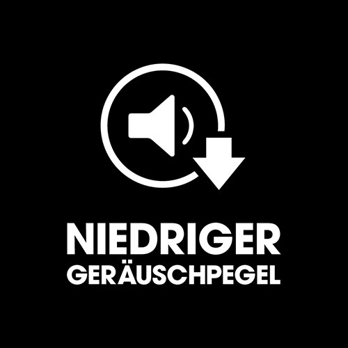 niedriger Geräuschpegel für ein angenehmes Styling