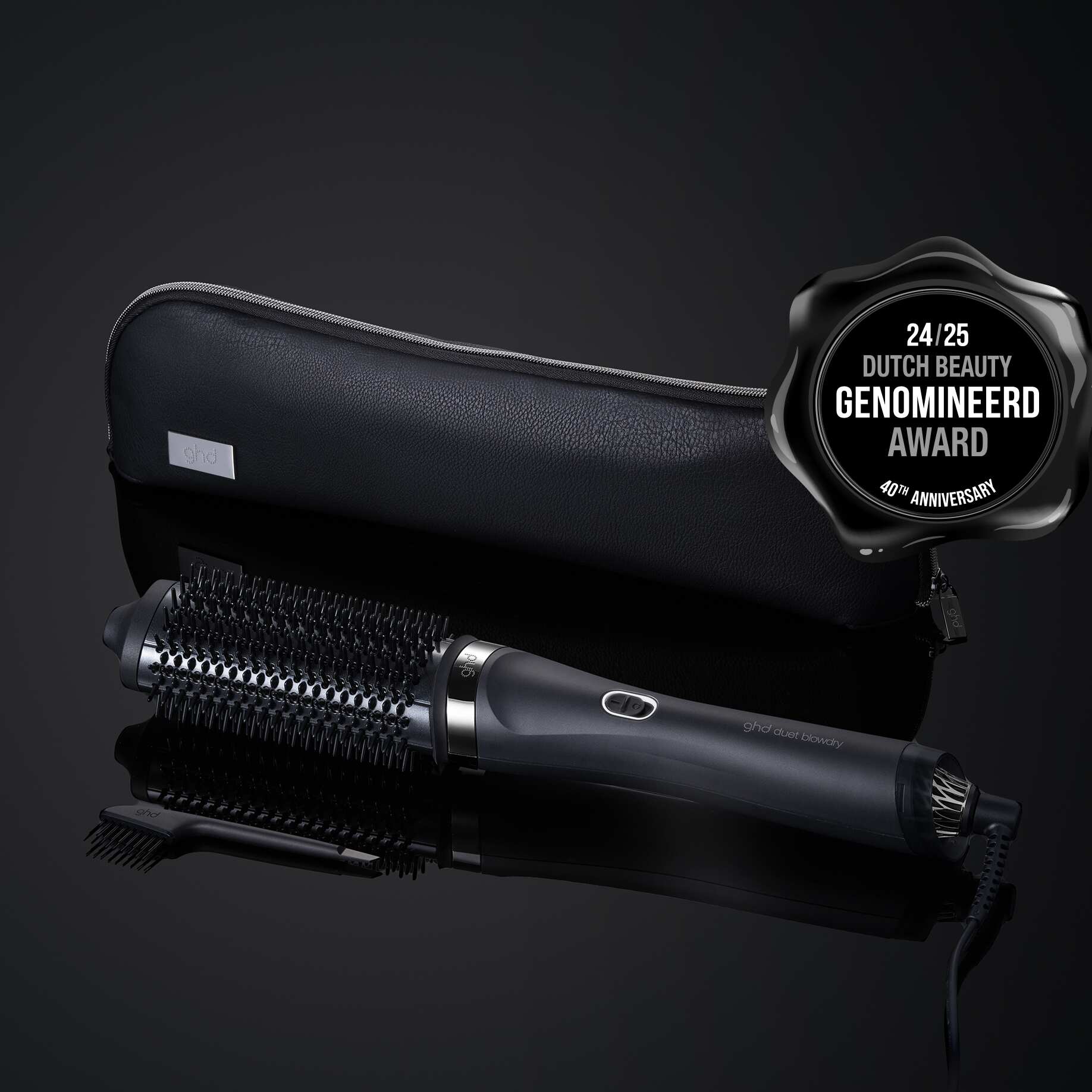 GHD DUET BLOWDRY ZWART FÖHNBORSTEL