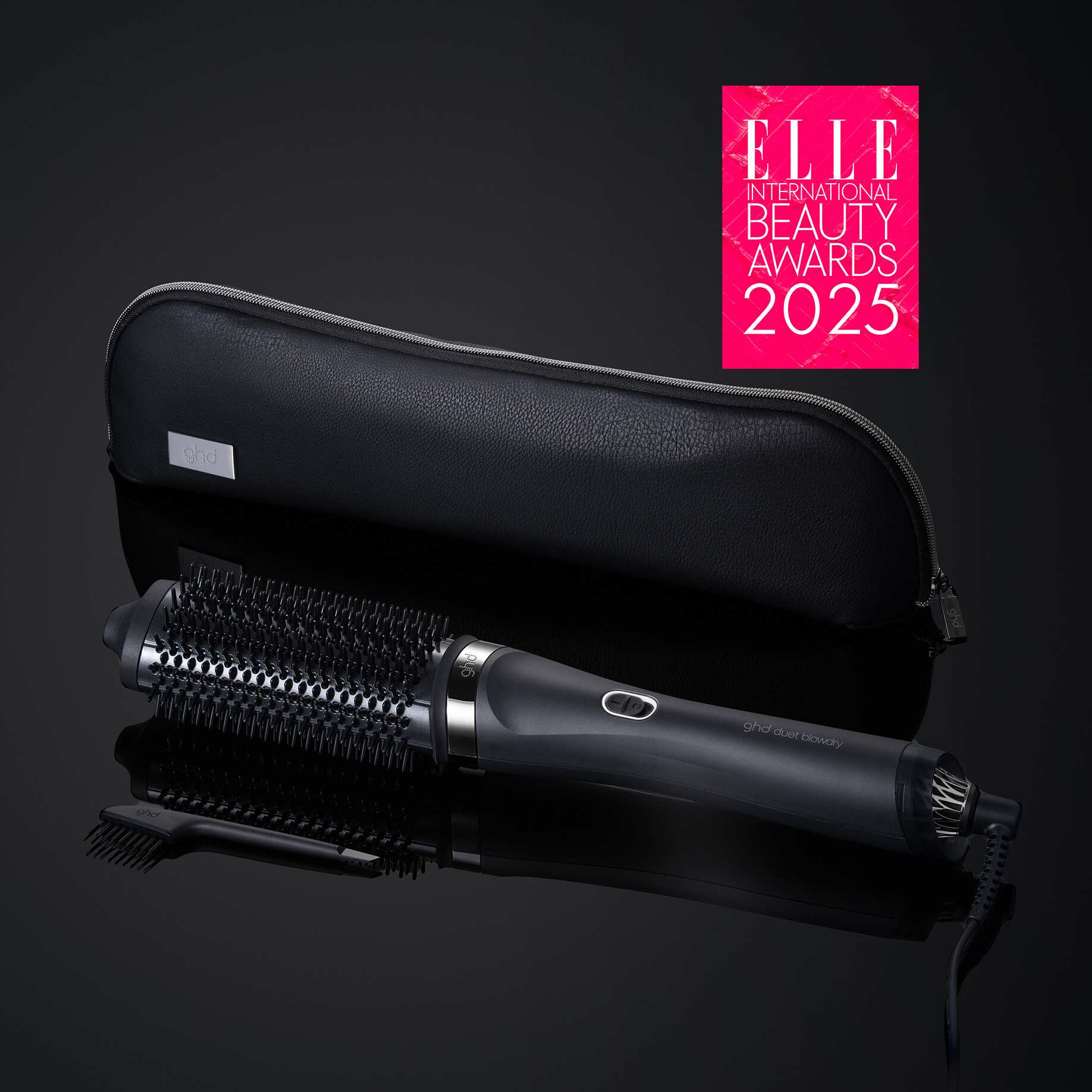 GHD DUET BLOWDRY HÅRFØNERBØRSTE I SORT