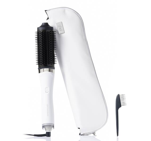 NEW GHD DUET BLOWDRY HAIR DRYER BRUSH IN WHITE