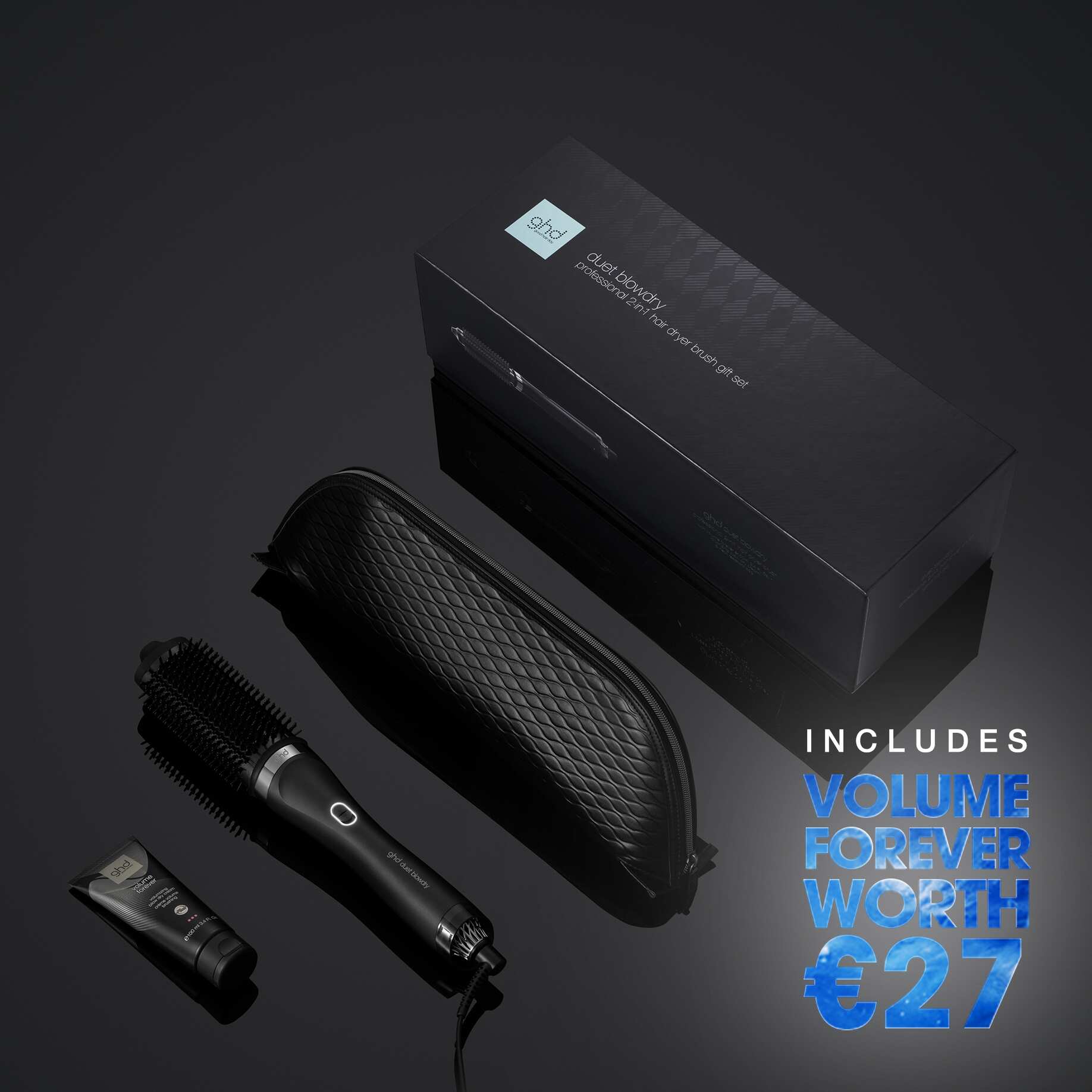 GHD DUET BLOWDRY HAIR DRYER BRUSH GIFT SET (WORTH €426)
