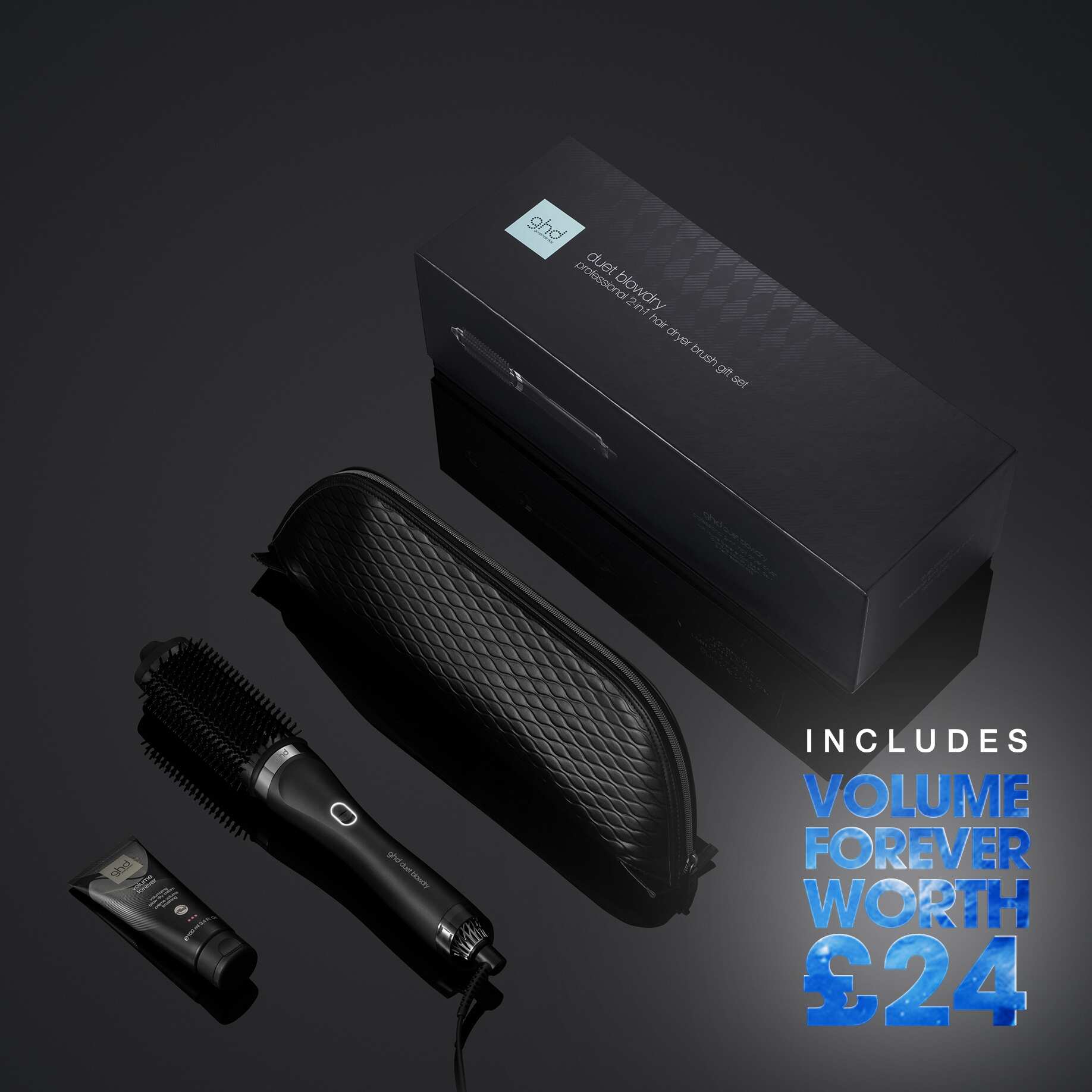 GHD DUET BLOWDRY HAIR DRYER BRUSH GIFT SET (WORTH £403)