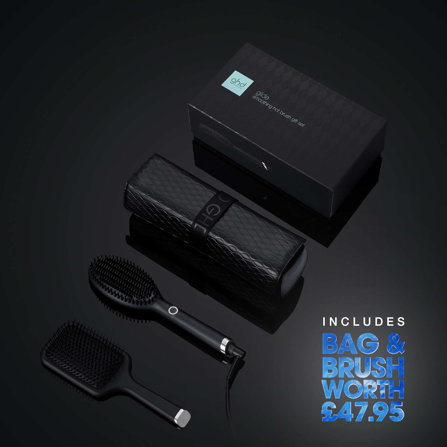 GHD GLIDE HOT BRUSH GIFT SET (WORTH £226.95)