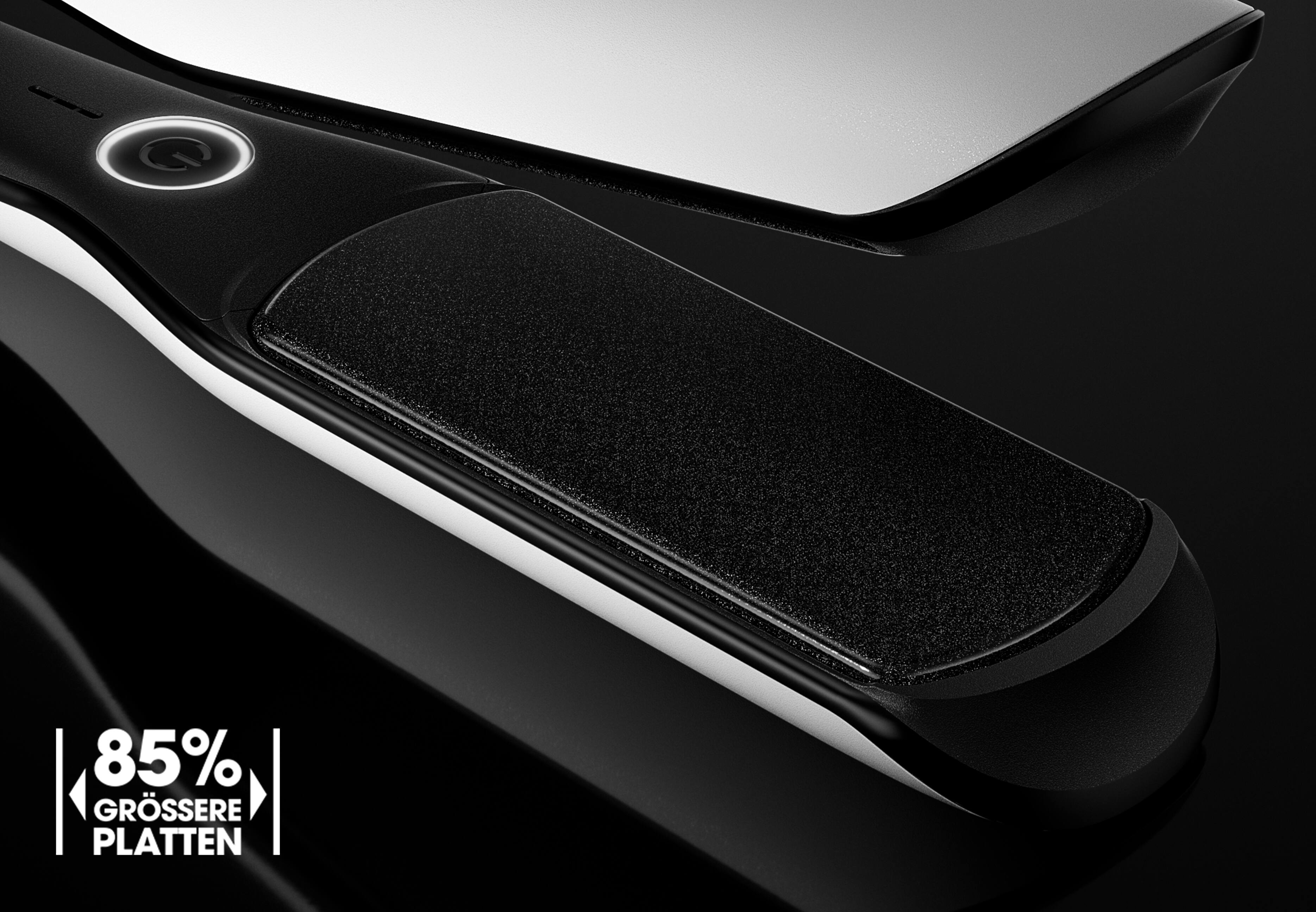 Extra breite Stylinglatten des ghd chronos max in Weiß