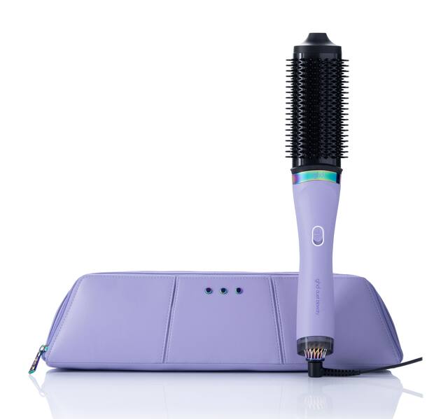 NEW GHD DUET BLOWDRY HAIR DRYER BRUSH IN GALACTIC LILAC