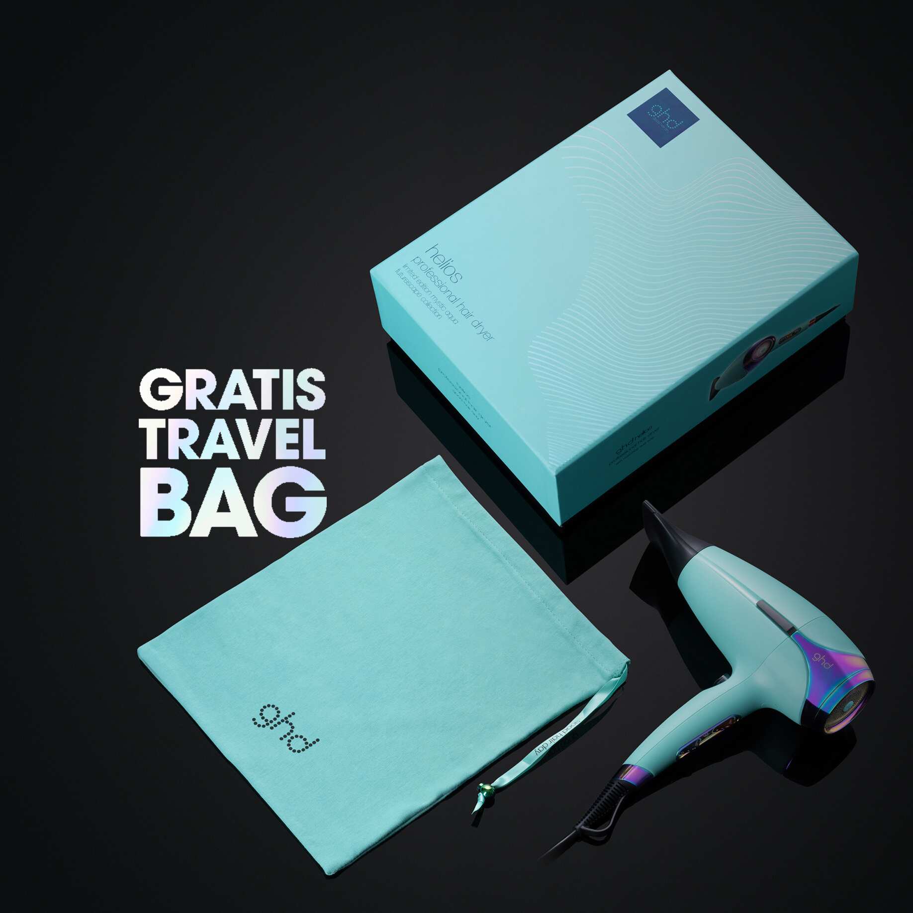Gratis Travel Bag zum limitierten ghd helios Föhn