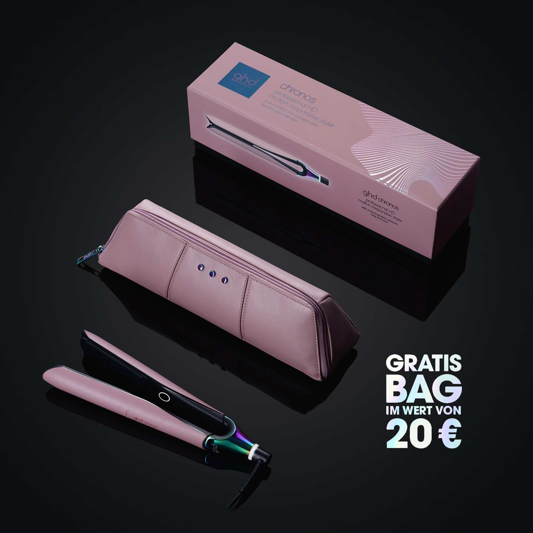 Gratis Stylerbag zum neuen ghd chronos der Futurescape Collection