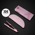 Plancha de pelo de aire caliente 2 en 1 ghd duet style rosa pétalo