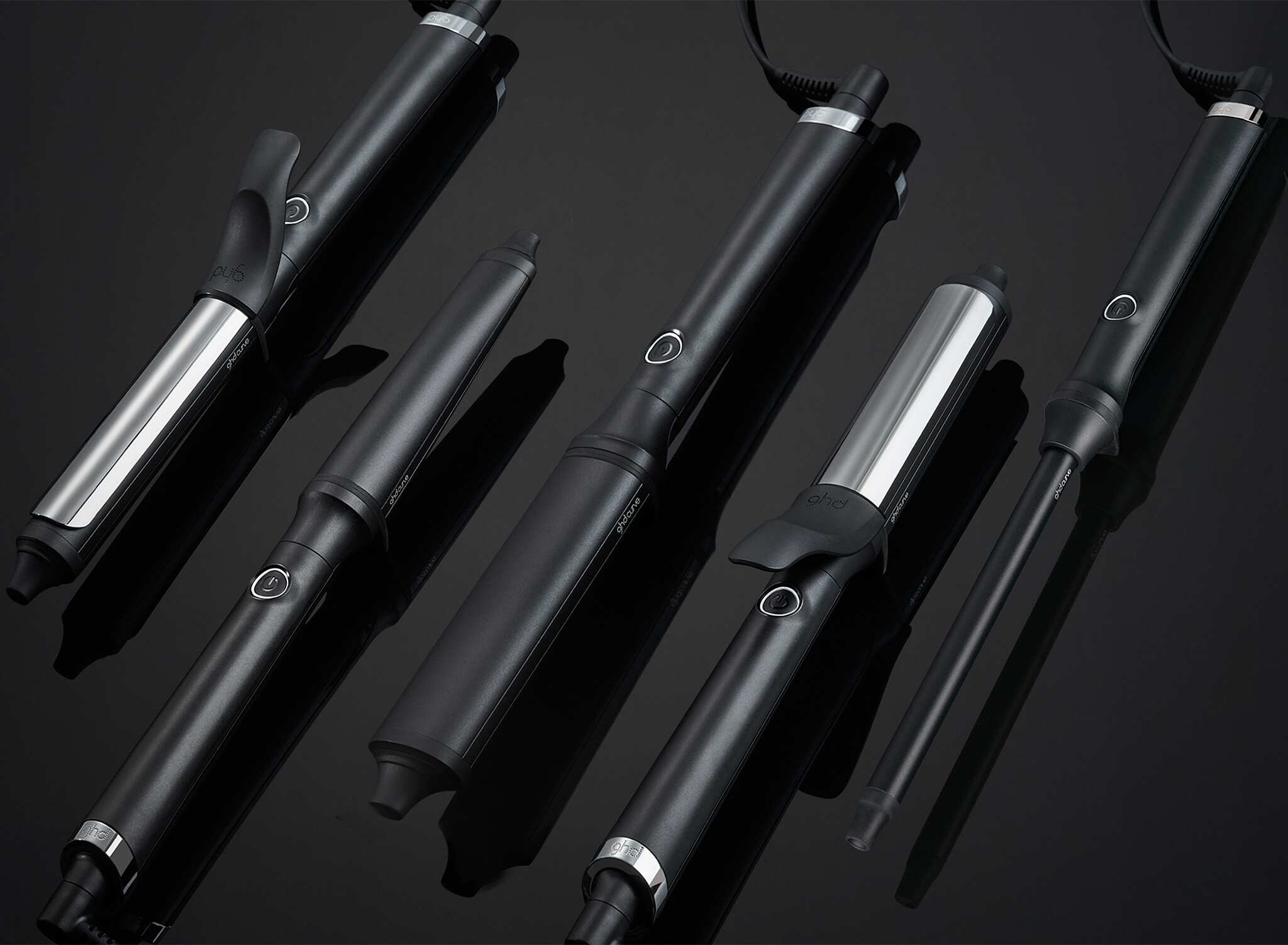 vollständiges ghd Lockenstab Sortiment