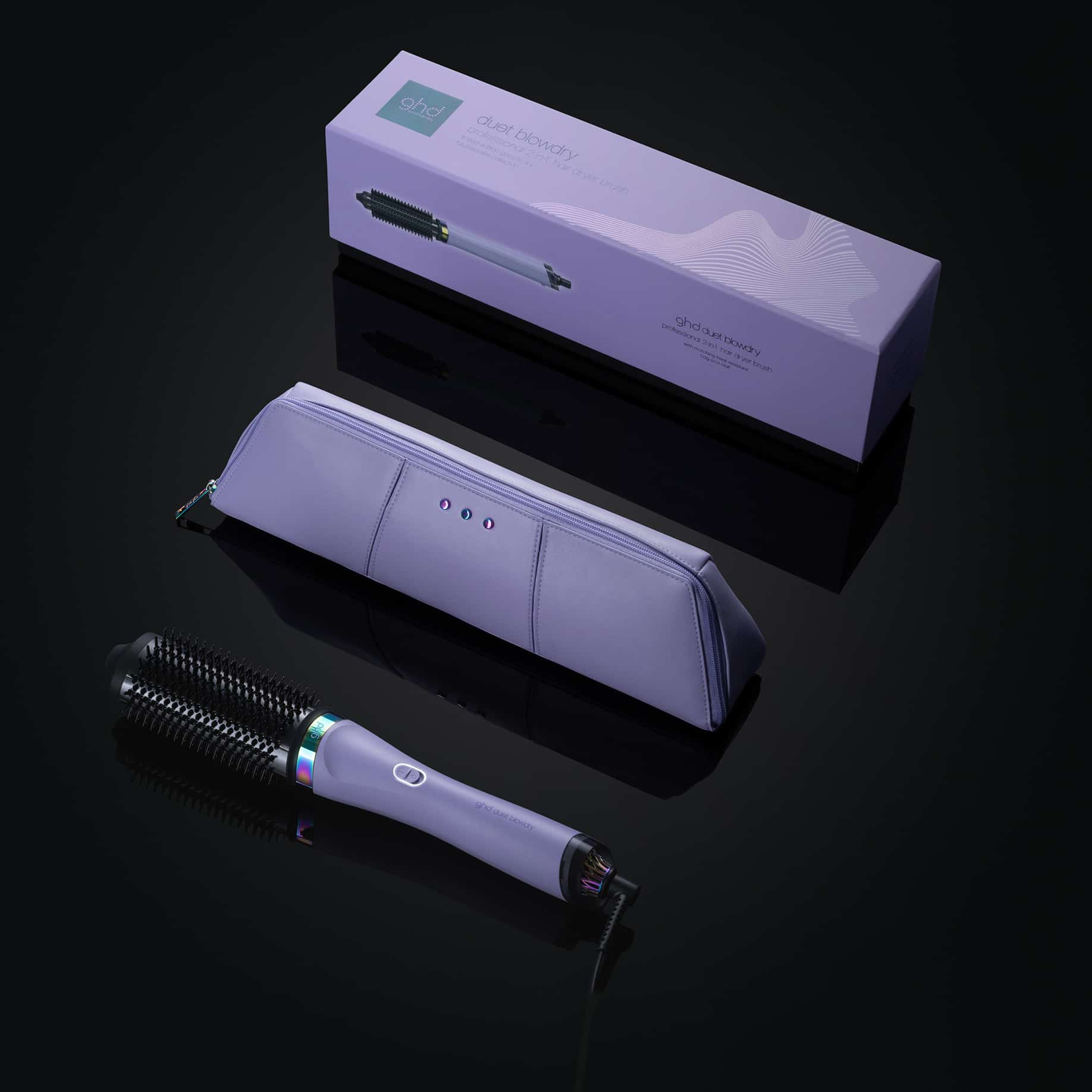 UUSI GHD DUET BLOWDRY HIUSTENKUIVAUSHARJA - GALACTIC LILAC
