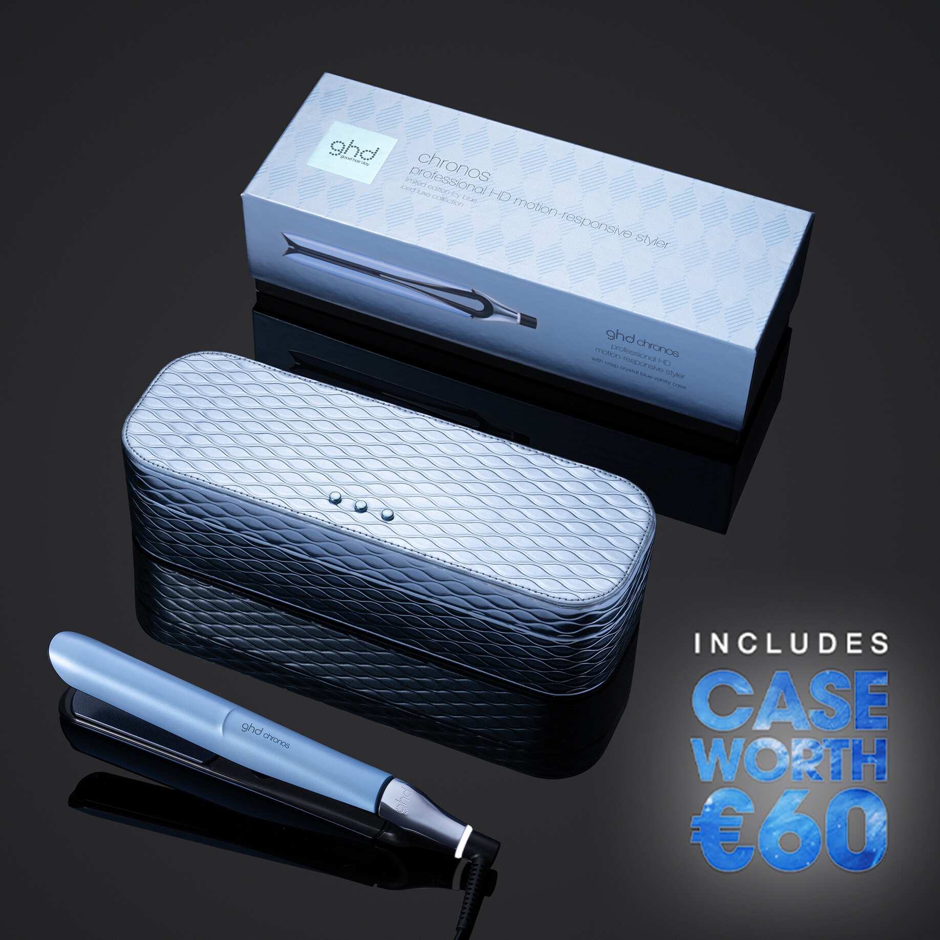 ΝΕΑ ΠΡΕΣΑ ΜΑΛΛΙΩΝ GHD CHRONOS ΣΕ ΠΑΓΩΜΕΝΟ ΓΑΛΑΖΙΟ