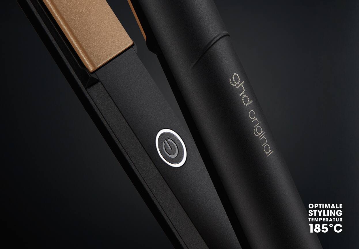 Nahaufnahme des ghd original Haarglätters